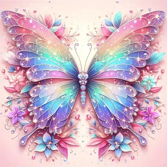 Diamond Painting Kits for Adults - Butterfly DIY 5D Diamond Art Kits Full Drill Diamond Dots Paintings with Diamonds Gem Art and Crafts Home Decor 12x12inch {1}