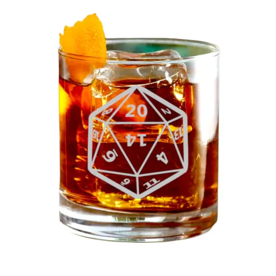Rocks Glass - D20 - Double Old Fashioned {1}