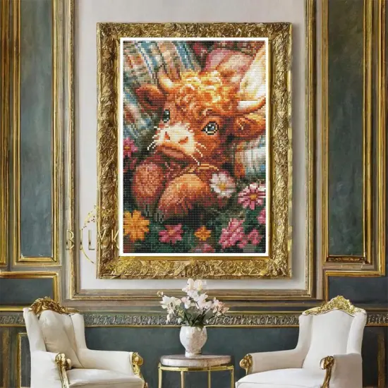 12x16inch - Highland Cow Diamond Painting Kits for Adults Beginner {4}