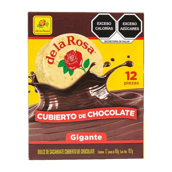 De La Rosa Mazapan Gigante con Chocolate | 12ct {1}