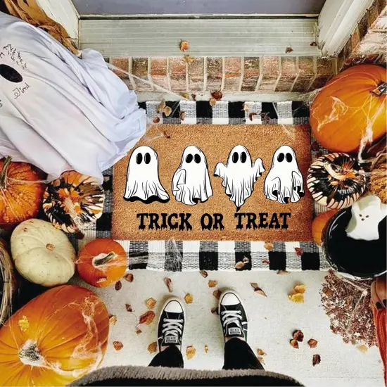 Large Halloween Door Mats Stencils {6}