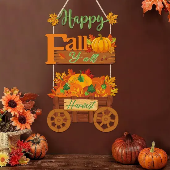 Happy Fall Door Sign (Happy Fall Door Sign) {3}