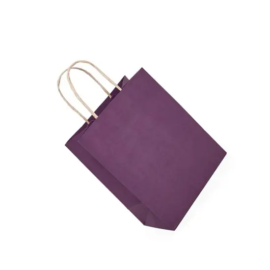 Heavy-Duty Kraft Tinted Color Shopping Bag 16" x 6" x 12" {4}