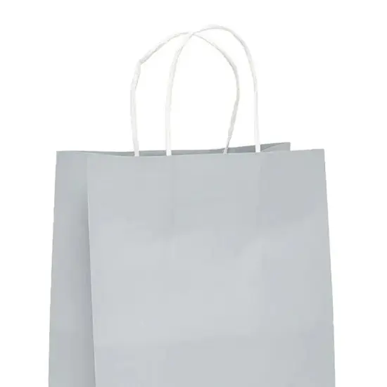 Functional Matte Shopping Bag with White Interior 10" x 5" x 13" {3}