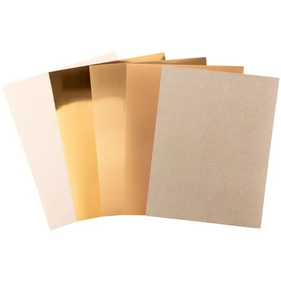 Harmony Precious Metals Cardstock 8.5"X11" 20/Pkg-Rose Gold {2}