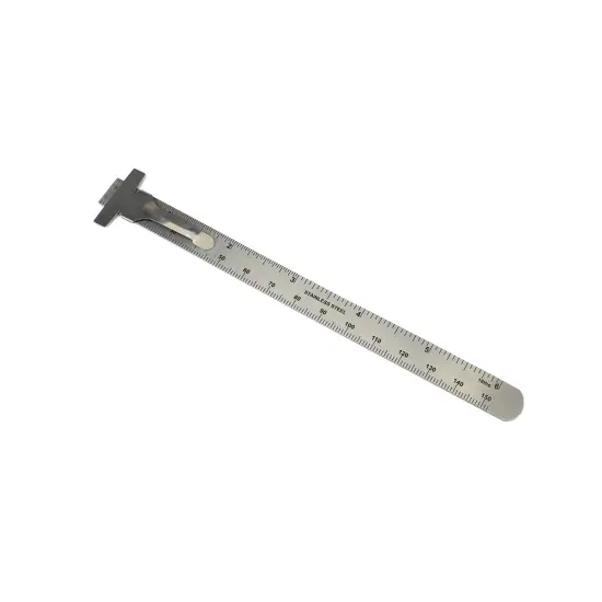 6" Stainless Steel Pocket Ruler {5}