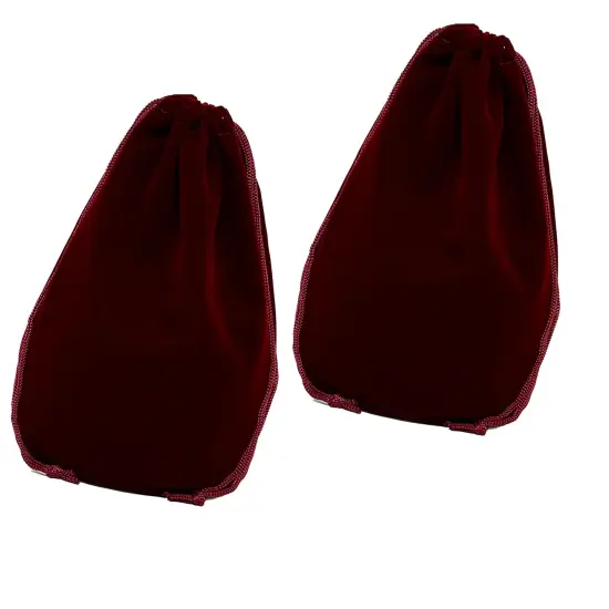 Flat Bottom Velour Gift Bag 8 1/4" x 5" x 8" for Elegant Packaging {2}