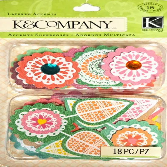 K & Company Handmade Dollies Layered Accents {1}