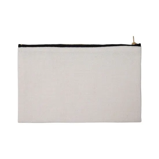 Craft Express 4 Pack Linen Sublimation Cosmetic Bags &ndash; 9"x6" with Zipper {2}