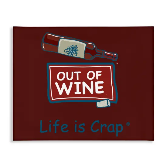 Stupell Industries Out Of Wine Bottle Canvas Wall Art Design by LIC {1}