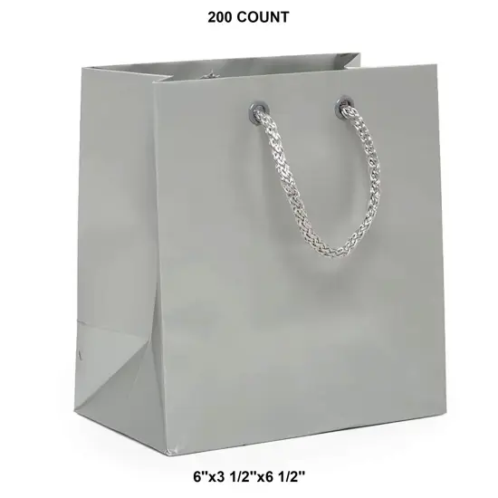 Chic Matte Euro Tote 6" x 3 1/2" x 6 1/2" {1}