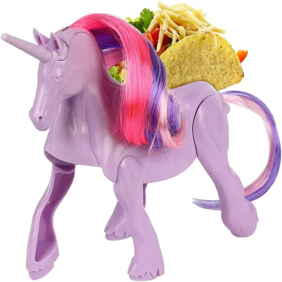 Unicorn Magic Sculpted Taco & Snack Holder {1}