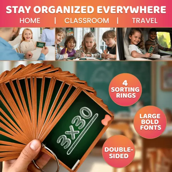 Math Multipack Flash Cards Set for Grades 1-3 {4}