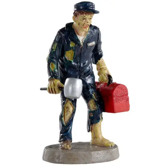 Zombie Mechanic - Lemax Spooky Town {1}