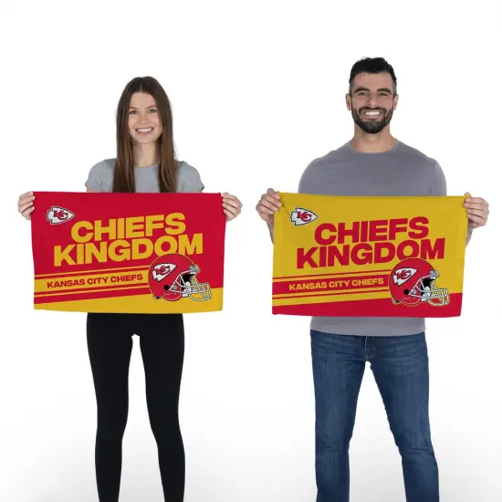 NFL Kansas City Chiefs Play Action Fan Towel 2 Pack 16 x 25 Inches {2}