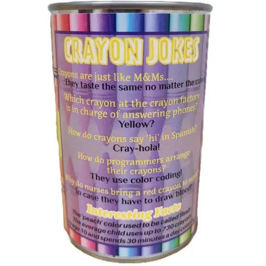 CANNED CRAYON BOX STUFFED ANIMAL {2}