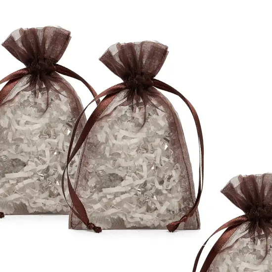 4&rdquo; x 6&rdquo; Organza Gift Bags Soft and Elegant Design {5}