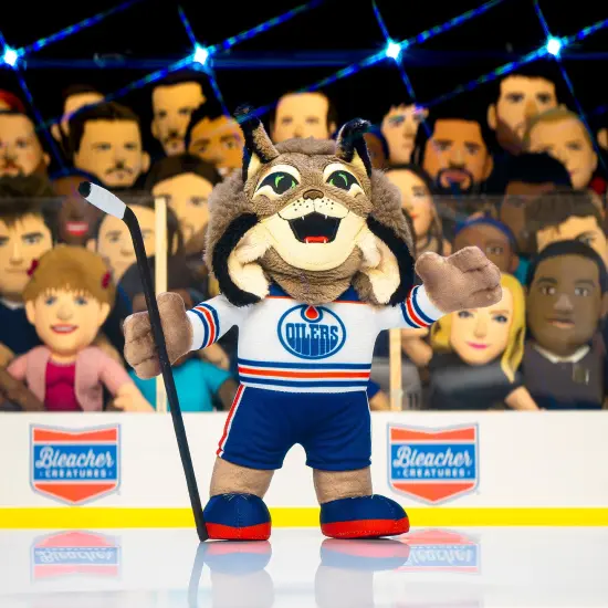 Bleacher Creatures Edmonton Oilers Hunter 10" Mascot Plush Figure (Road Uniform) {4}