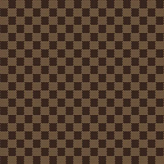 Brown Plaid Edible Cake Topper {1}