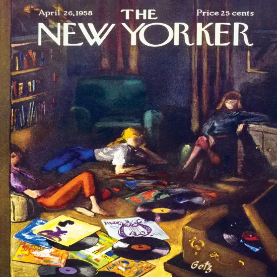 New York Puzzle Company Record Lounge 500 Piece Piece Jigsaw Puzzle {3}