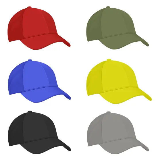 Pack of 15 Bulk Wholesale Plain Baseball Cap Hat Adjustable {4}