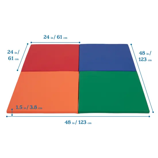 Play Patch Activity Mat Squares, Modular Playmat, 4-Pack Assorted {2}