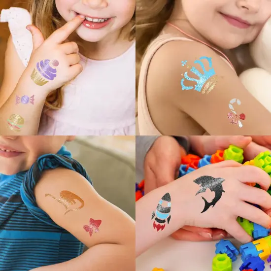 183 PCS Temporary Tattoos Stencils for Kids(Tattoos Stencils) {5}