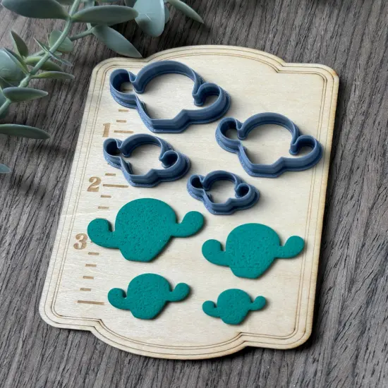 Fluffy Cactus | Cacti | Country Western Clay Cutters {3}