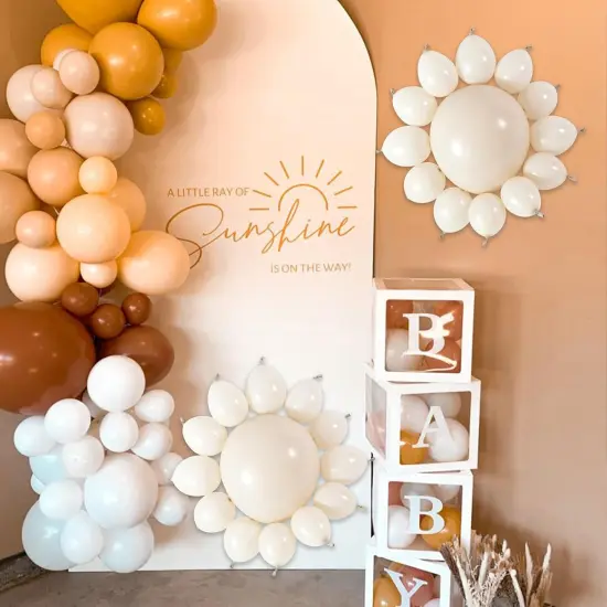 Little Sunshine Baby Shower,Desert Sun,Boho Sun Balloons, {2}