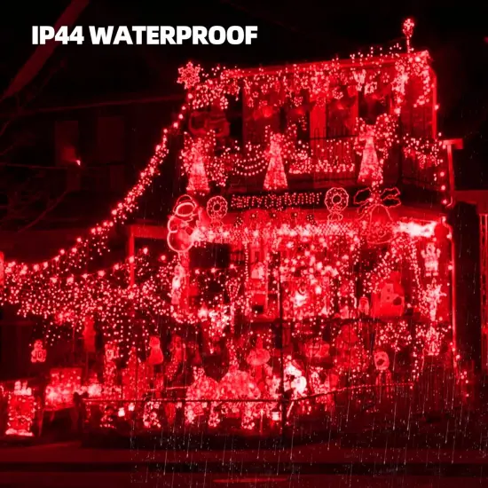 100 Count Christmas String Light - 20FT (RED) {3}