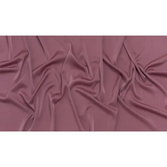 1 Yard Rose Pink Crepe Back Satin Fabric Designer Deadstock 56 inch Width {3}