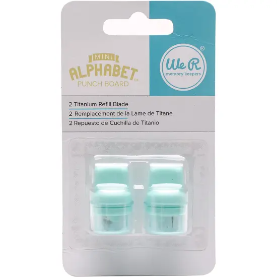 Mini Alphabet Punch Board Blade Refill 2/Pkg-For 6605416, 663004 & 6602484 {1}