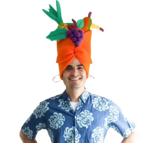 Edge Collections - Orange - Festive Carmen Miranda Party Hat! {2}