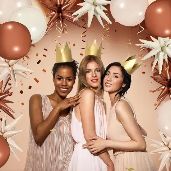 Large Cream Beige Balloon for Birthday Party Supplies {5}