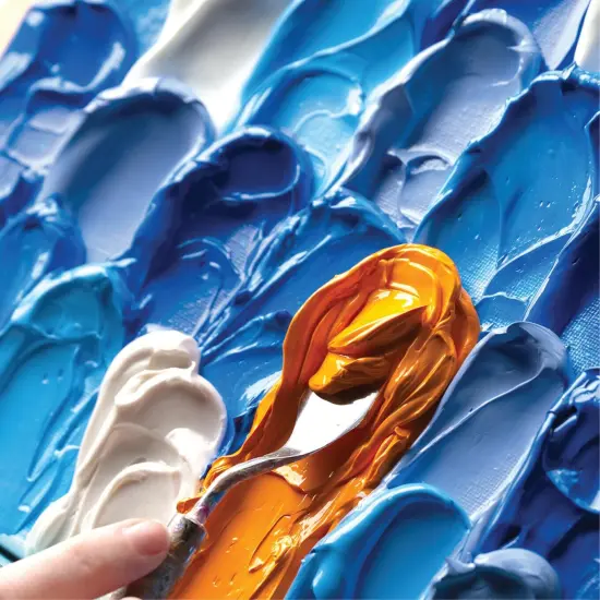 FolkArt Super Thick Acrylic Paint Medium Blue 4 oz {2}