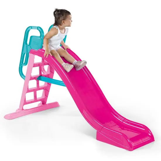 Dolu: Big Splash Slide: Unicorn Pink & Blue - Waterslide Hose Attachment, Indoor/Outdoor, Plastic Playground Equipment, 74.4 x 33.5 x 44.9, Kids 3+ {7}