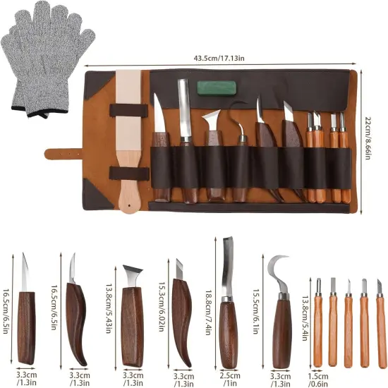 15PCS Wood Carving Kit {5}