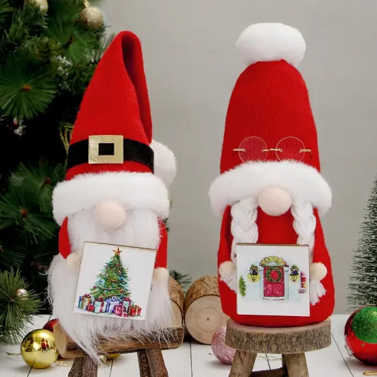 2 Pack Christmas Gnomes Decorations {2}