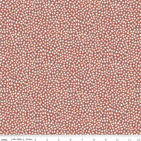 Liberty Tudor Celebration Tudor Tumble 01667447B 44"/45" Fabric Per Yard {1}