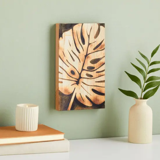 4 Pack Unfinished MDF Wood Blocks for Crafts 6 x 10", Smooth Surface for Crafts, DIY Projects (1 Inch Thick) Brown {4}