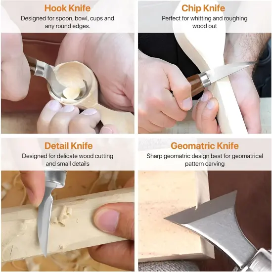 Wood Carving Tools Set 30-in-1 Wood Carving Knife Kit {3}