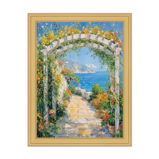 Modern Bright Gold Metal Picture Frame 36x48 frame {1}