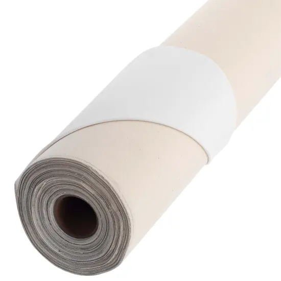 Paramount All Media Double-Primed White Canvas Roll 30 Yard - Unbleached 100% Cotton, Acid-Free Acrylic Primer, 11 oz Primed Weight, Medium-Tooth Surface - Perfect for Oil, Acrylic, Alkyd Paints {3}