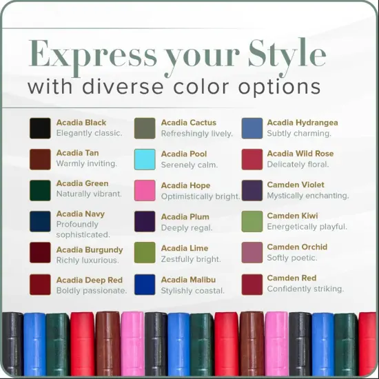 Gallery Leather Travel Photo Album Holds 4x6 Photos, 3 Ring Binder, 50 Pages for 50 Photos, Fillable, Handcrafted &ndash; 6.5&rdquo; x 5.5&rdquo; Camden Violet {5}