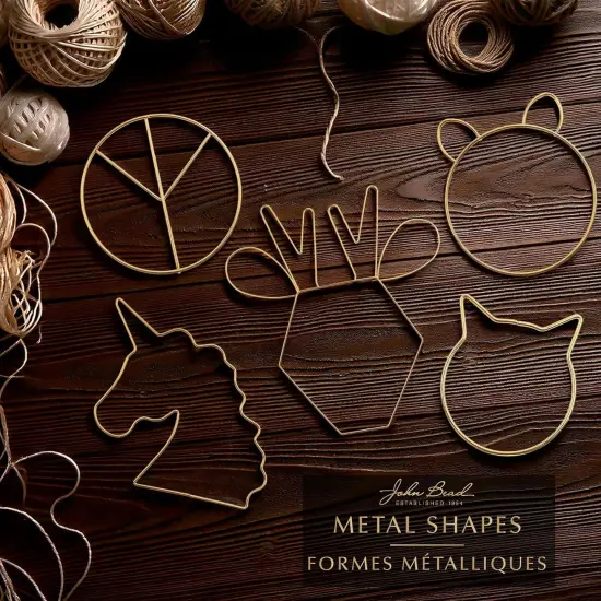 John Bead Iron Metal Animals Shapes Macram&eacute; Frame Peace Symbol {3}