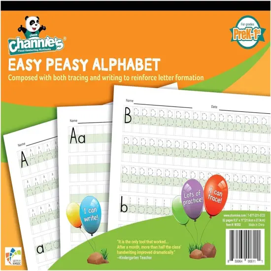 Alphabet Tracing Book for Kids Ages 3-5 {1}