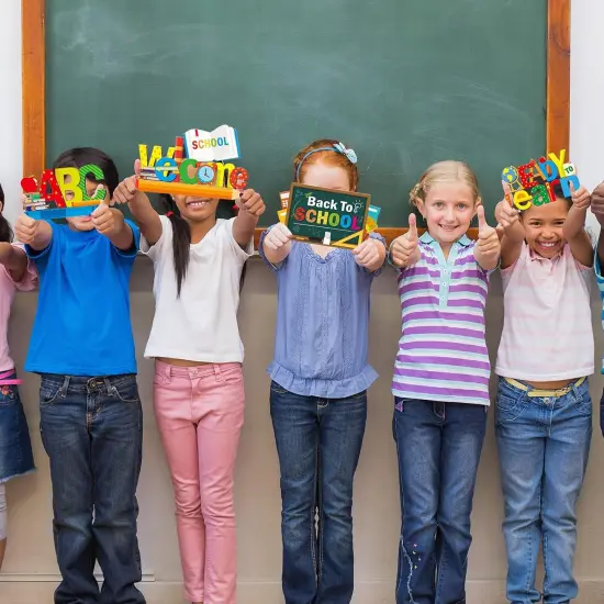 4 Pieces Back to School Party Decorations {3}