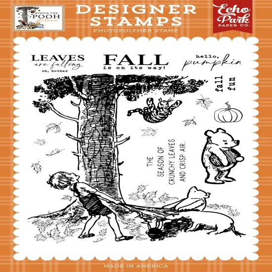 Winnie The Pooh Autumn Stamp Set-Crunchy Leaves And Crisp Air {1}