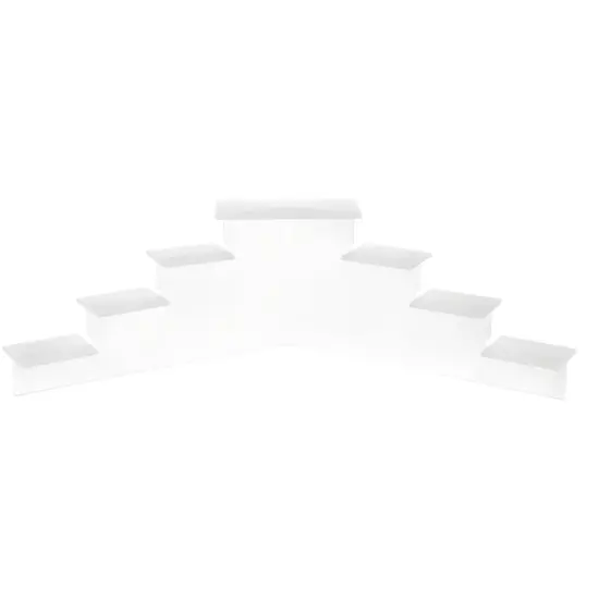 Plymor Frosted Acrylic 7-Item Mini Display Stairs {1}
