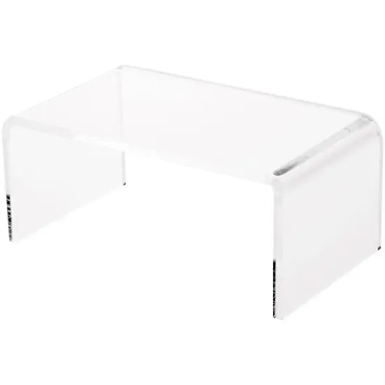 Plymor Clear Acrylic Rectangular Display Riser, 3" H x 7" W x 4" D (1/4" thick) {1}